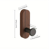 NordicWood Walnoothouten Wandhaken