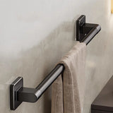AquaShelf Wandgemonteerd Badkamerschap – 1-Laags Aluminium Organizer