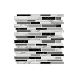 LuxeMarmer Zwart-Wit Marmerlook Wandstickers