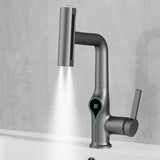 AquaGlow Waterval Wastafelkraan met Digitale Temperatuurweergave