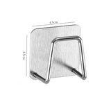 StickDry RVS Sponshouder – Zelfklevende Organizer voor Goothoek & Keukenaccessoires