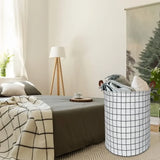 EcoStore Wasmand – Opvouwbare Canvas & Linnen Wasmand met Handvat en Trekkoord Sluiting