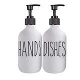 SoapElegance 500ml Zwarte Zeepdispenser Set