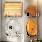 StickDry RVS Sponshouder – Zelfklevende Organizer voor Goothoek & Keukenaccessoires