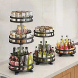 SpiceTurn Pro – 360° Draaiend Kruidenrek Organizer voor Keuken