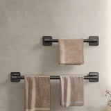 AquaShelf Wandgemonteerd Badkamerschap – 1-Laags Aluminium Organizer