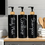 EcoStyle 3-Delige Navulbare Zeepdispenser Set - 500 ml