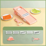 SlicePro – Multifunctionele Groente- en Fruitsnijder met Handgreep