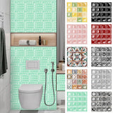 DecoMosaic 10-delige Set 3D Mozaïek Tegelstickers