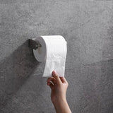 LUXROLLO - Zelfklevende RVS Toiletrolhouder (Verlengd & Zonder Boren)