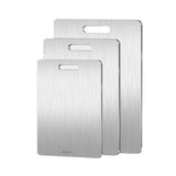 SteelSlice – Dubbelzijdige Titanium Snijplank van 316 Roestvrij Staal