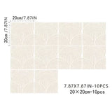 ArtTiles – 10-delige Abstracte Matte Tegelstickerset