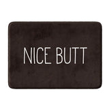 GirlbossMood Design Badmat – Antislip Microfiber Badkamerkleed met Statement Print