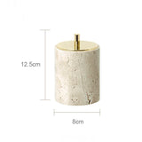 Travèra Beige Travertin Badkamer Accessoires Set