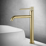 Zwarte Wastafelkraan | Messing | Enkele Handgreep – Modern & Elegant