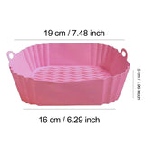 AirBake – Siliconen Airfryer Pot & Bakvorm – Herbruikbare Vierkante Oven- en BBQ-tray