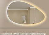 LUMINAIR Onregelmatige LED Badkamerspiegel
