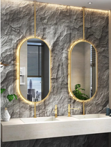 LumiÉvo Ovale Hangspiegel met LED