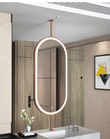 LumiÉvo Ovale Hangspiegel met LED