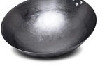 ForgePro – Handgesmede Pure IJzeren Wok met Houten Handvat