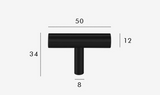 Nurlin T-Bar Messing Kastgreep