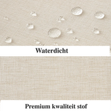 LuxeLinnen Douchegordijn – Waterdicht & Dik Imitatie Linnen