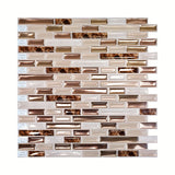 Golden Mosaic Luxe – Zelfklevende Wandtegels
