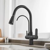Touch Sensor Wastafelkraan – Uittrekbaar | Chroom | Dubbele Handgreep | Koud & Warm Water