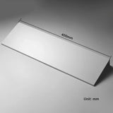 DUOWARE Wandrek Zwart/Wit – Aluminium Organizer voor Badkamer, Keuken of Slaapkamer