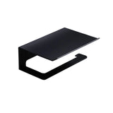 LuxuRoll Aluminium Toiletrolhouder met Telefoonplankje