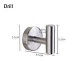 SteelPure Geborstelde RVS Badkamer Accessoireset