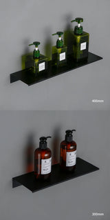 DUOWARE Wandrek Zwart/Wit – Aluminium Organizer voor Badkamer, Keuken of Slaapkamer