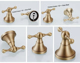 HeritageBrons Wandgemonteerde Badkamer Accessoireset