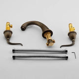 Bronséline Wandkraan – Antiek Messing Wastafelkraan