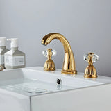 Gouden Wastafelkraan – 8 Inch Spreiding