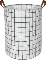 EcoStore Wasmand – Opvouwbare Canvas & Linnen Wasmand met Handvat en Trekkoord Sluiting