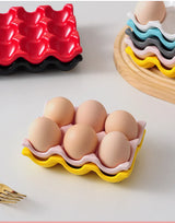 OvoLux Keramische Eierhouder – 6- & 12-Vaks Design Eiertray voor Keuken & Koelkast