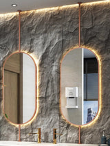 LumiÉvo Ovale Hangspiegel met LED