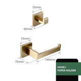 Steelora Badkamerhardware Set – Geborsteld RVS