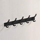 Luxe BlackHook Aluminium Wandkapstok