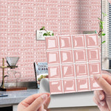 DecoMosaic 10-delige Set 3D Mozaïek Tegelstickers