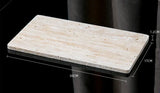 Travertine Élégance Badkamer Set – Luxe Beige Marmeren