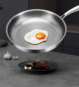TitanPro – Pure Titanium Koekenpan met Hamerpatroon