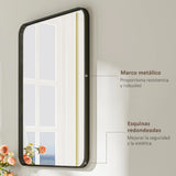 HOMCOM Luxe Badkamerspiegel 60x80cm