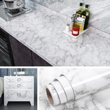 MarbleShield – Luxe Zelfklevende Marmerfolie voor Keuken & Meubels
