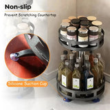 SpiceTurn Pro – 360° Draaiend Kruidenrek Organizer voor Keuken