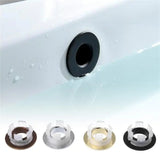LuxDrain RingCover – Messing Overloopring voor Wastafel