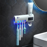 SolarBright UV Tandenborstelhouder met Tandpasta Dispenser