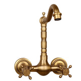 AntiqueFlow Wandkraan – Antiek Messing