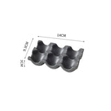 OvoLux Keramische Eierhouder – 6- & 12-Vaks Design Eiertray voor Keuken & Koelkast
